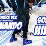 primera vez patinando sobre hielo